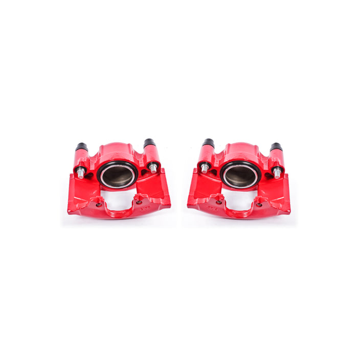 Power Stop 90-93 Cadillac Commercial Chassis Front Red Calipers w/o Brackets - Pair